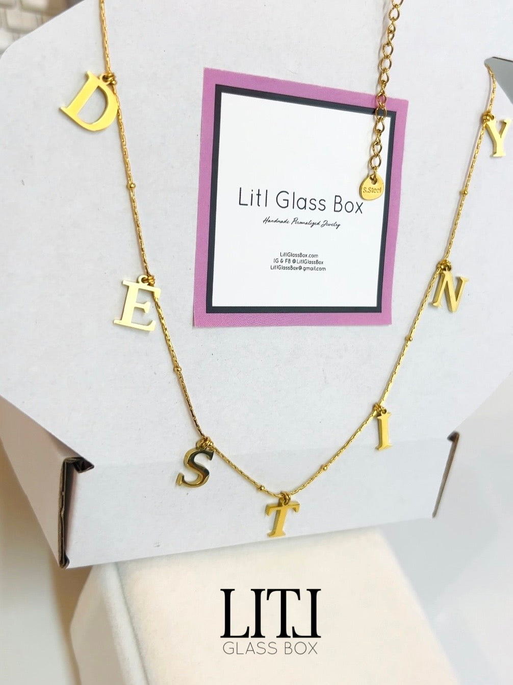 Litl Letters Charm Necklace